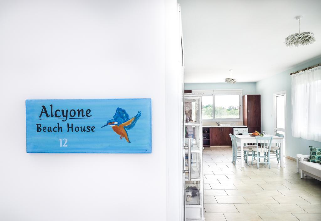 Alcyone Beach House Oroklini Exterior foto